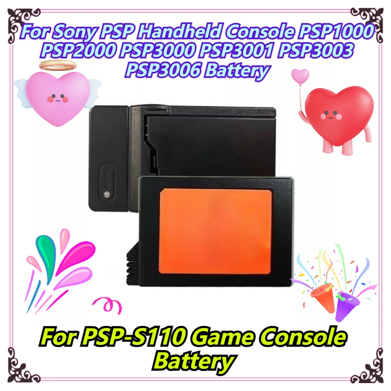 

For PSP-S110 Game Console Battery For Sony PSP Handheld Console PSP1000 PSP2000 PSP3000 PSP3001 PSP3003 PSP3006 Battery