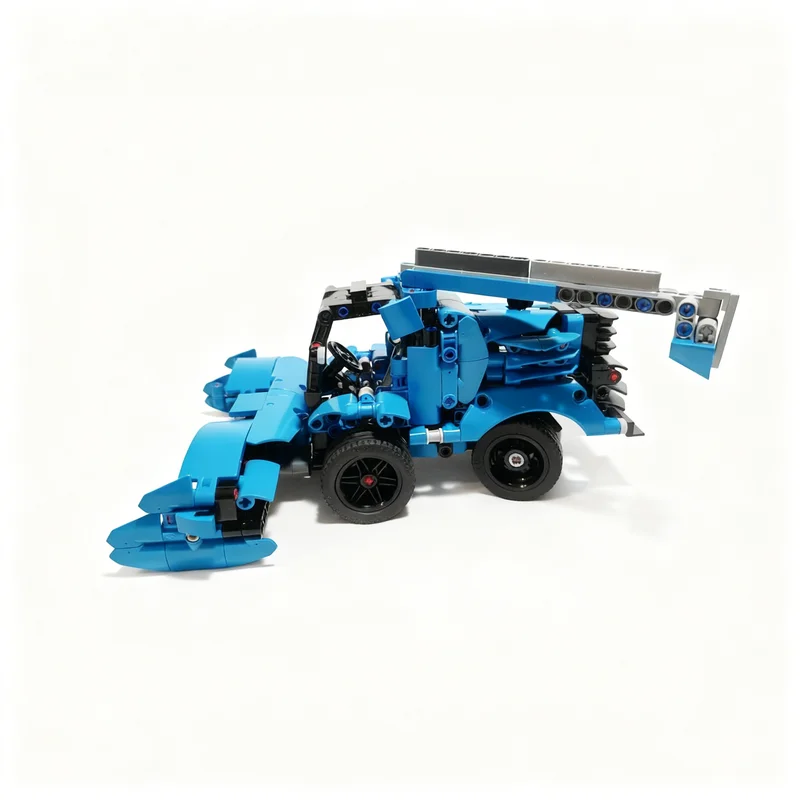 594pcs MOC Combine Harvester Alternate Build Technical Model Building Blocks Construction Christmas Gifts Toy DIY Creative Idea
