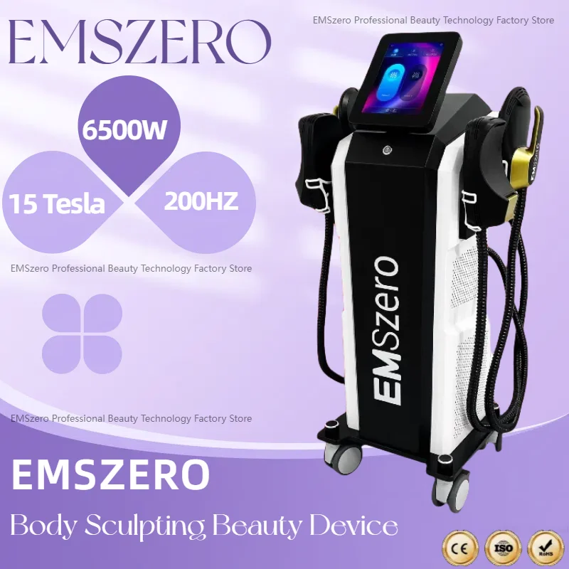 

Carving New 6500W Hi Emt EMS Portable Muscle Slimming and Weight Loss EMSZERO NEO with RF