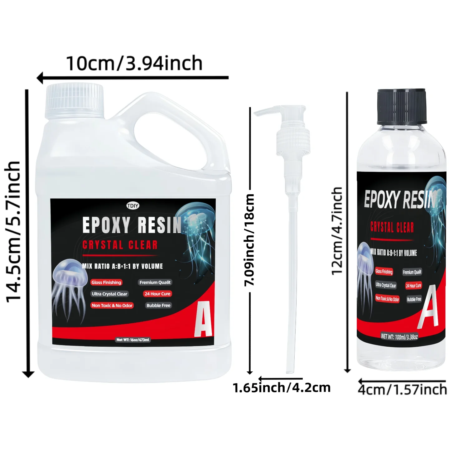 Bubble-Free EPOXY RESIN Set DI - Resin Art Ratio recension och pris