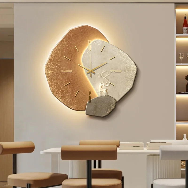 

Stylish Unique Wall Clock Living Room Large Modern Wall Clock Art Design Reloj De Pared Home Decoration Luxury