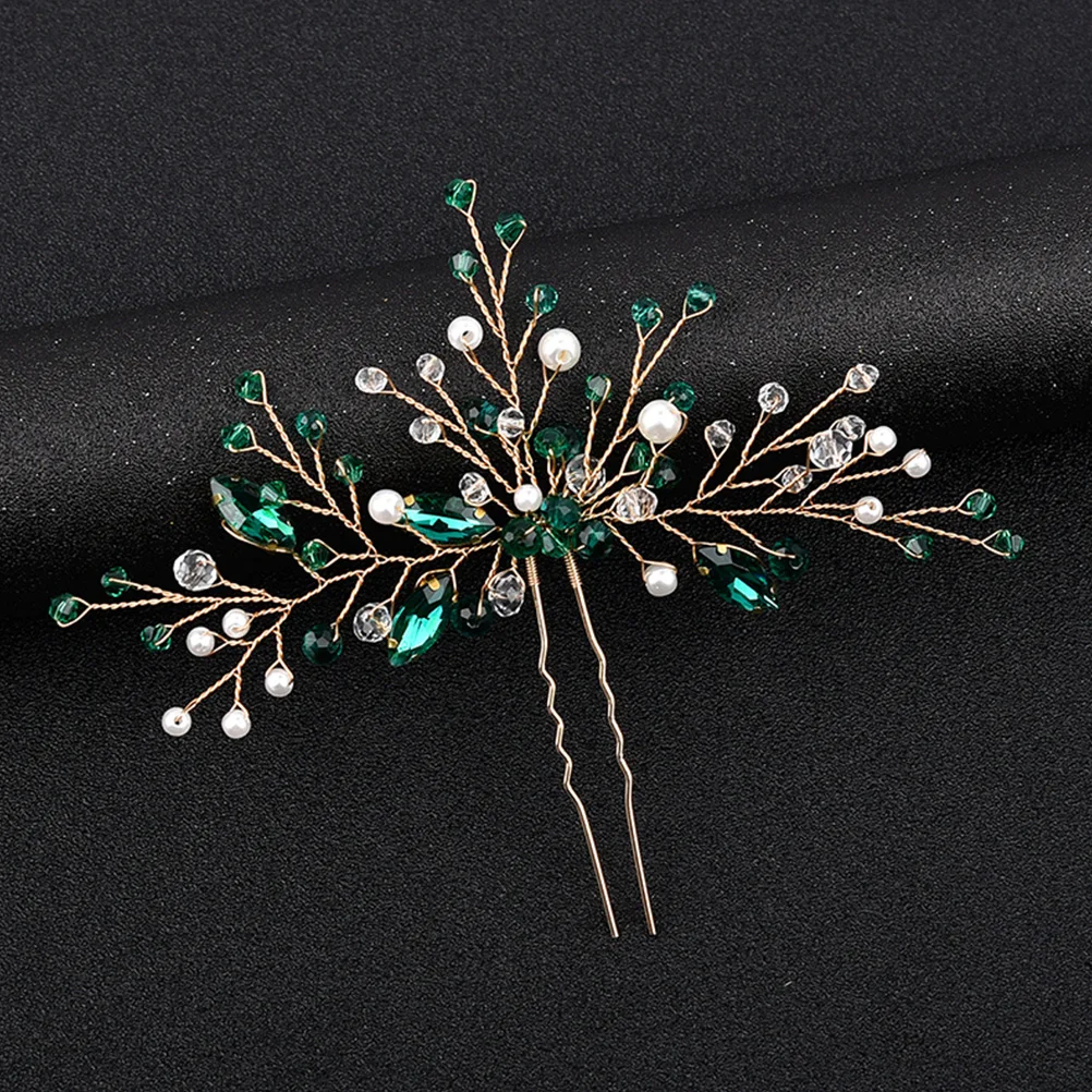 

Hairpin Rhinestone Bridal Fork Crystals Bridesmaid Wedding Accessories Women Hair Decorations Girl Hairpin U