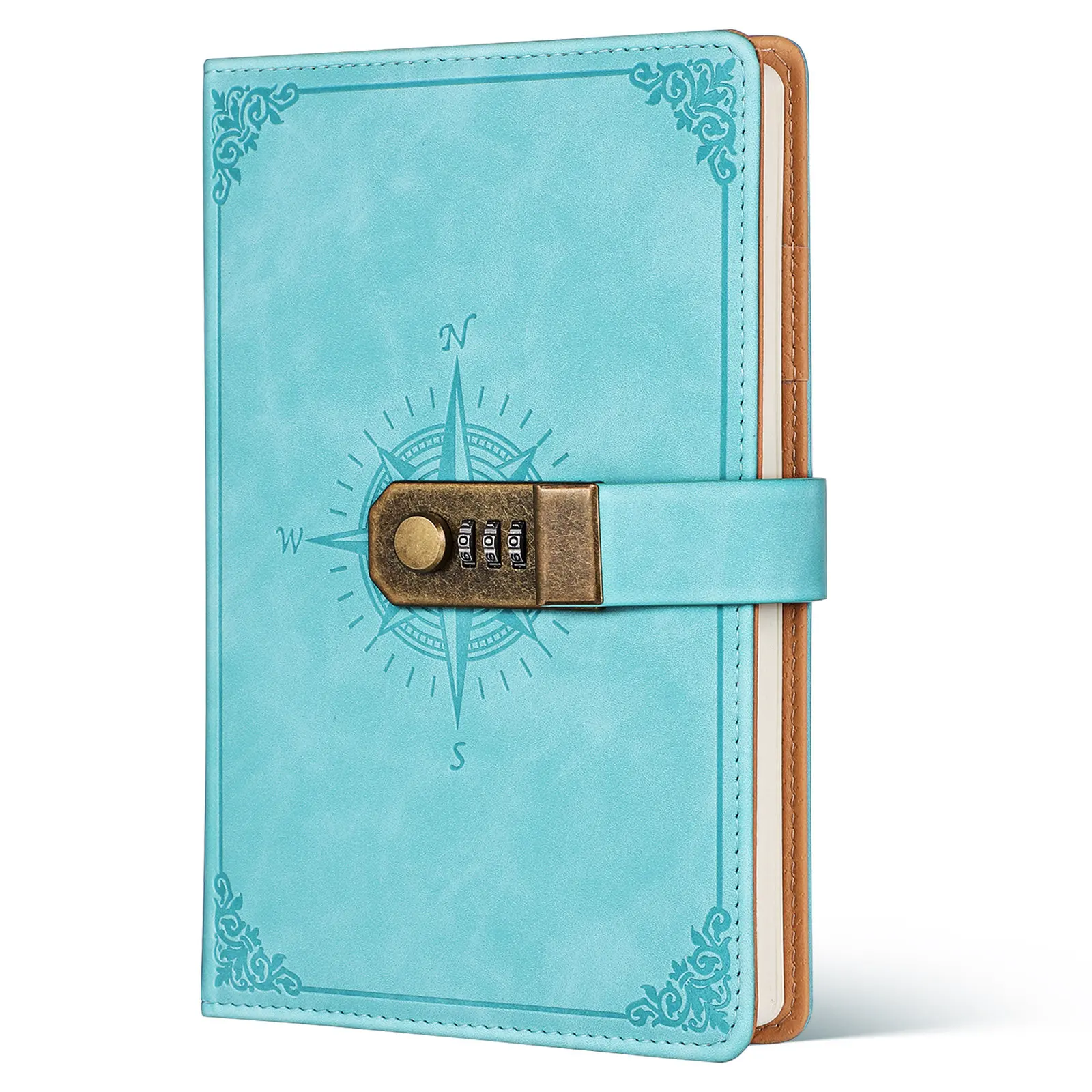 password-notebook-with-combination-lock-secure-journal-for-women-men-teens-sturdy-ink-resistant-pages-card-slots-stylish-locking