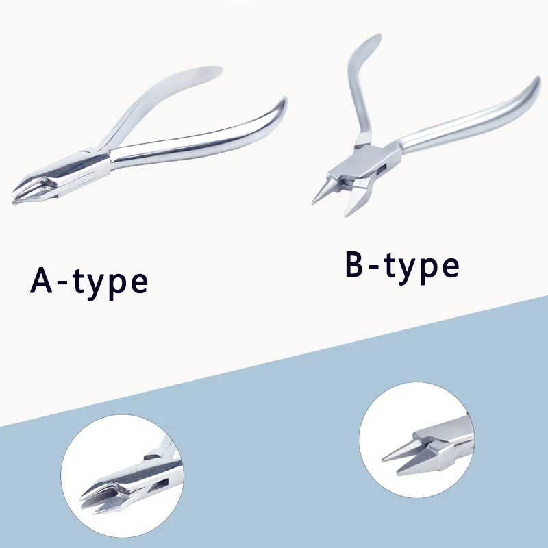 ทันตกรรมจัดฟัน Plier โค้งลวด LOOP FORMING เครื่องมือลวด SHARP Trigeminal TOP จัดฟันคีมทันตแพทย์เครื่องมือ