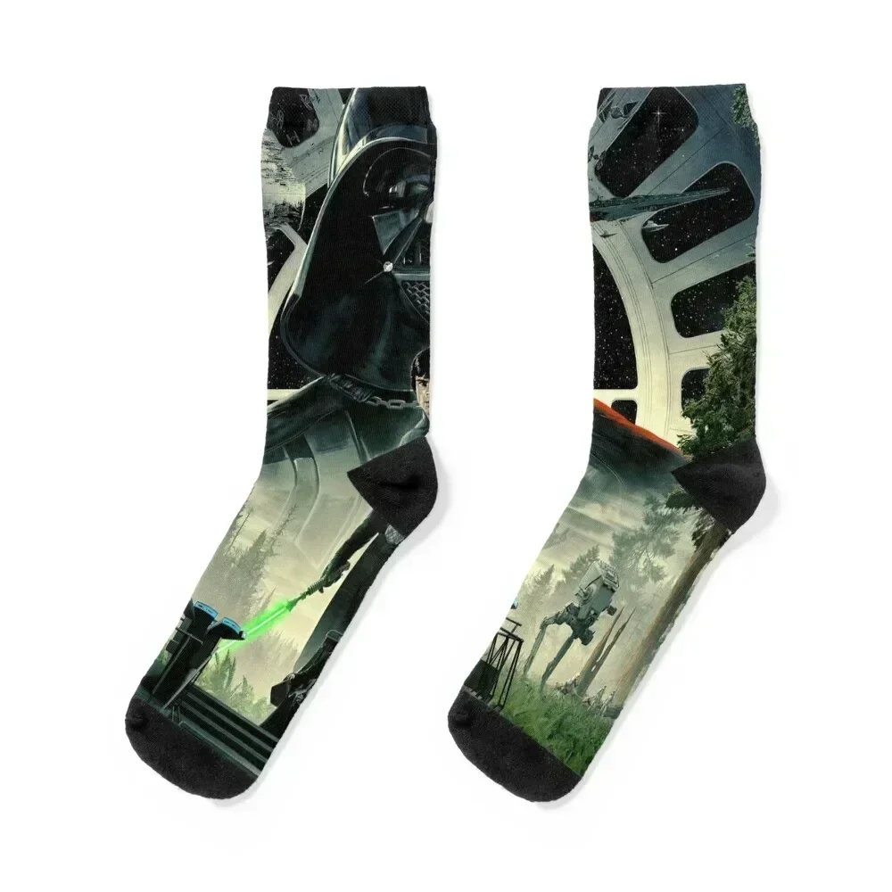 T H E D A R T H Socks professional running sport hiking new year Socks Woman Men's