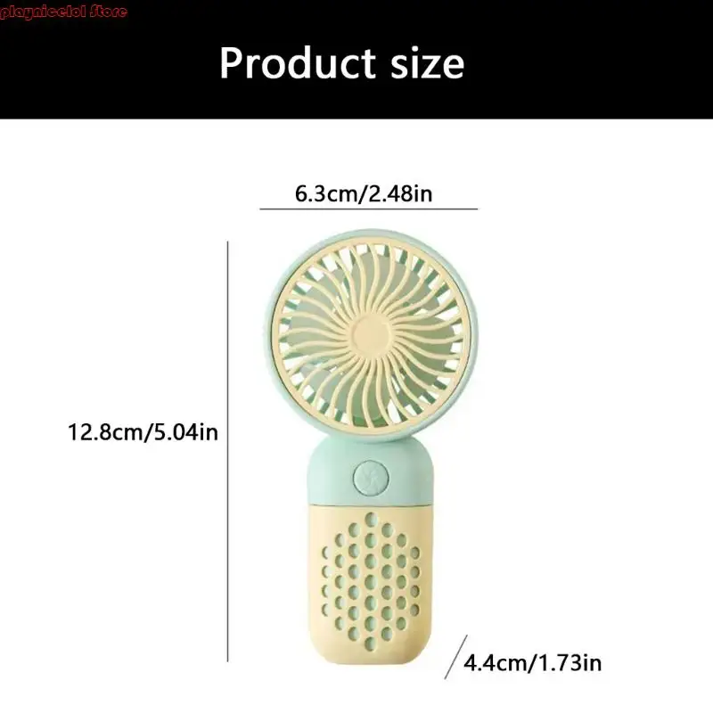 E8BA tragbarer USB -wiederaufladbarer Mini -Handheld -Fan für Studenten Freien Freien Stille Operations