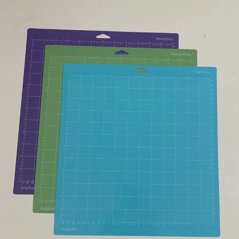Multi-color PVC Engraving Machine Pad 12x12-inch Adhesive Engraving Machine Pad Manual Diy Cutting Pad