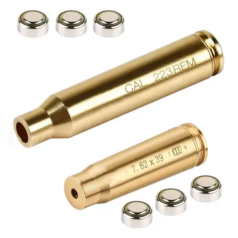 Laser Bore Sight 338 223 9mm 30-30 5.45x39 300 7.62x54 7.62x39 7MM 30-06 .38 Red Laser Boresighter Collimator