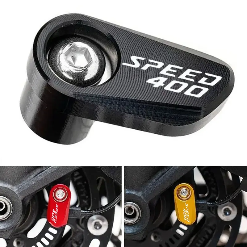 

Для Triumph Scrambler 400X400 X Speed 400 2023 2024, аксессуары для мотоциклов, алюминиевое переднее и заднее колесо, защита датчика ABS