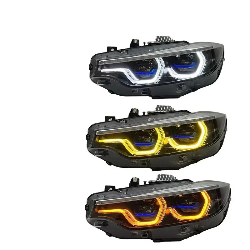 Dual Lens Dual Color LED Headlight  Factory Direct Discount Hot Sale