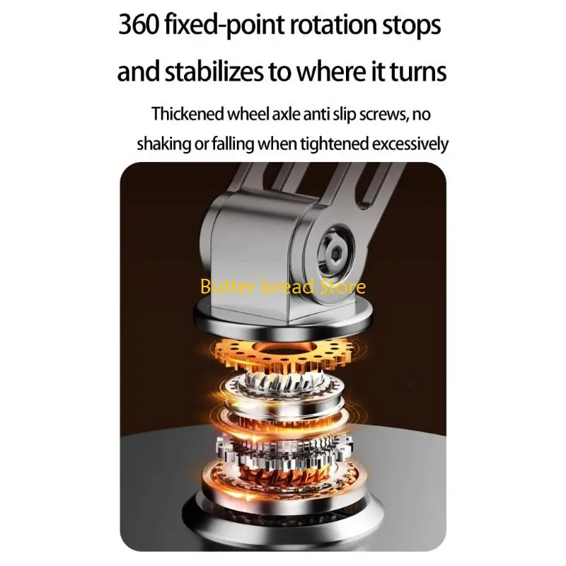 W89C Aluminum Mixture Pliable Panel Owner With 17cm Height Adjustment And 360 Turn