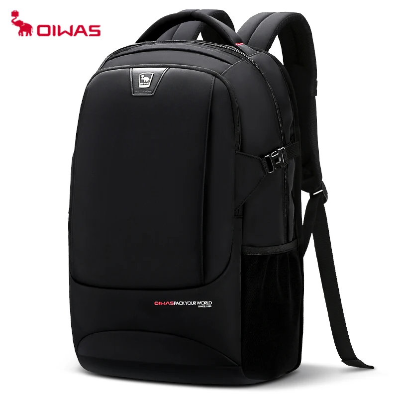 OIWAS-mochila multifunción de viaje para hombre y mujer, bolso abierto con cremallera, bolso clásico de negocios para ordenador portátil de alta calidad