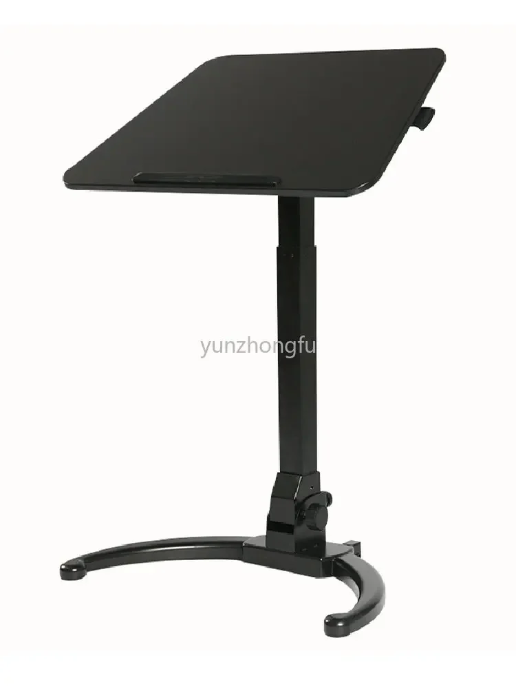 Foldable and Hoisting Computer Desk Standing Elevated Working Platform Movable