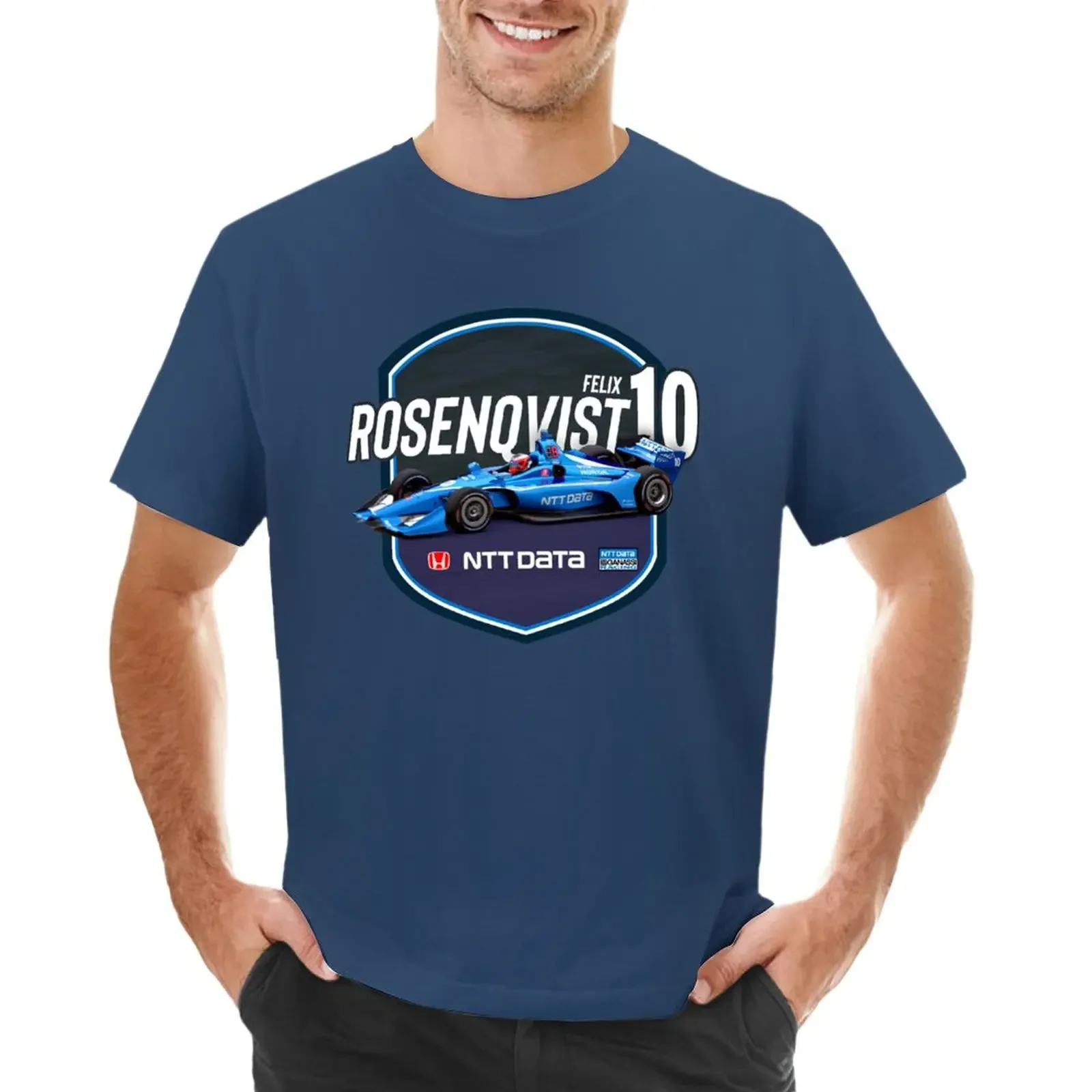 Felix Rosenqvist 2019 (road course) T-Shirt customizeds summer clothes plus sizes heavyweights t shirts for men cotton