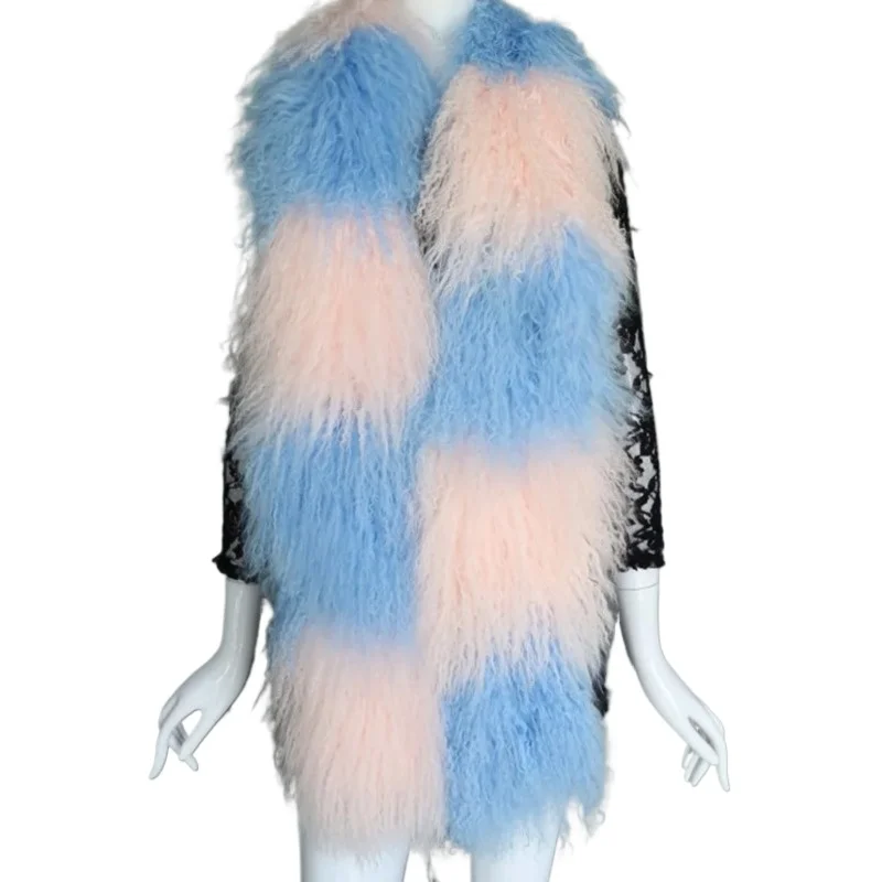 

Fashion sheepskin scarf/shoulder cover beautiful white fur scarf fashion sheepskin scarf