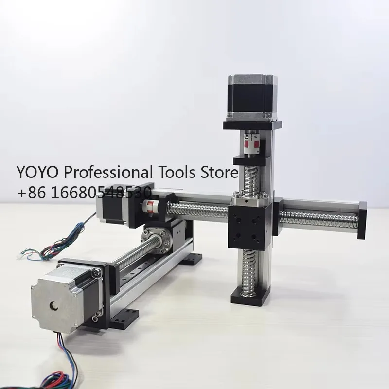 6GFXYZ Axis Gantry  CNC Llinear Module Actuator Motorized Linear Stage Table Slide Motion System for  Cut