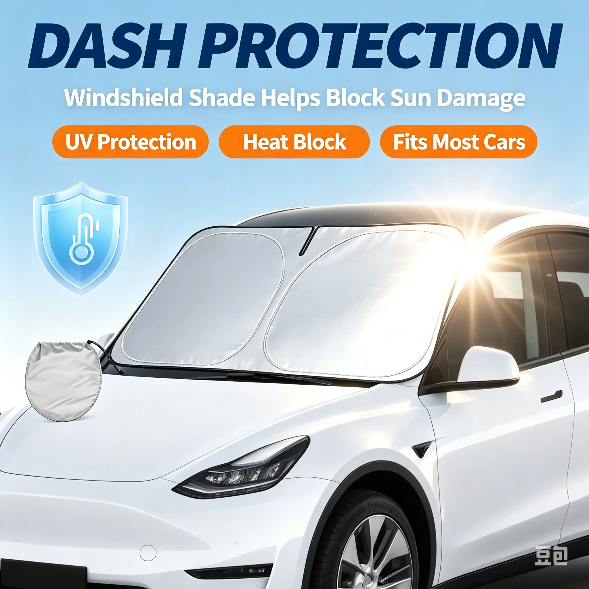 Windshield Sun Shade Cover Car Front Window Visor Folding Auto UV Protection Sunshade Summer Styling Accessories