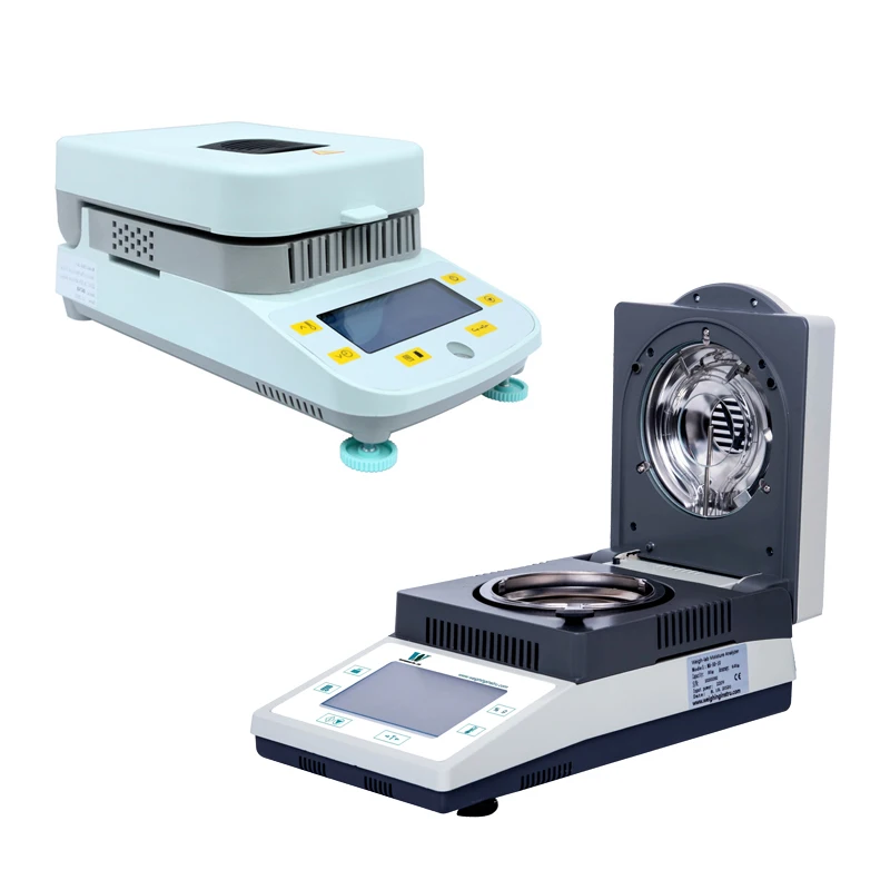 110g lab humidity digital 0.001g high precision by 50g halogen cocoa maize water content soil dried fruits moisture analyzer