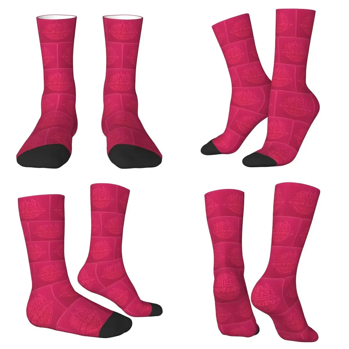

VA-11 Hall-A Logo Socks Harajuku Sweat Absorbing Stockings All Season Long Socks for Man Woman Valentine's Day Gifts