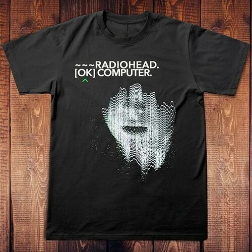 RADIOHEAD SCRIBBLE 2000 Retro T-shirt Classic Y2K Street Style T-shirt Print T-shirt Harajuku Cotton Tops 2026 Men Women Tops