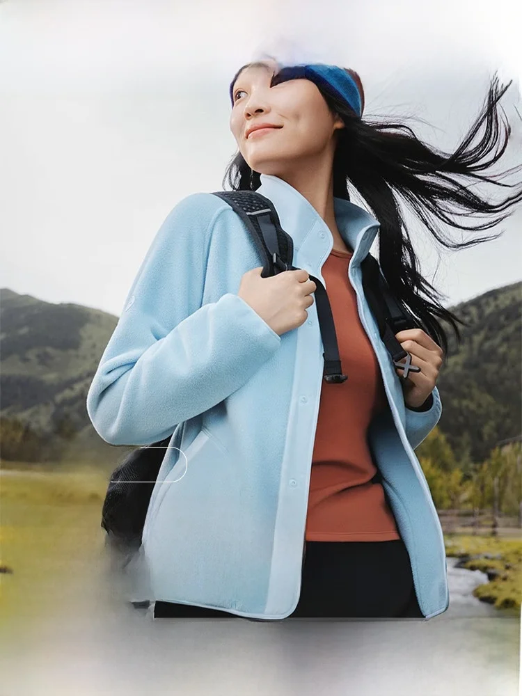 

Banana Le Women's Fce Jaet Casual Outdoor Sports Windproof Inner Thin Outerwear Polyester Fiber Regular Length Stand C...