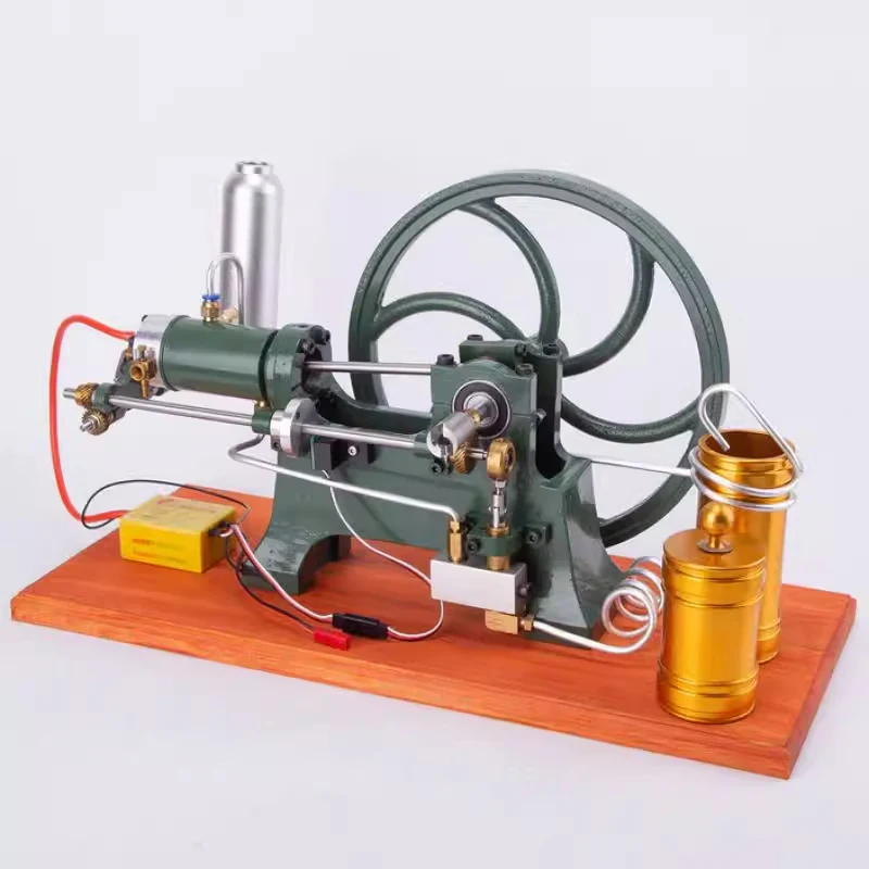 Horizontal water-cooled single-cylinder internal combustion engine model, all-metal construction, science experiment game, DIY m