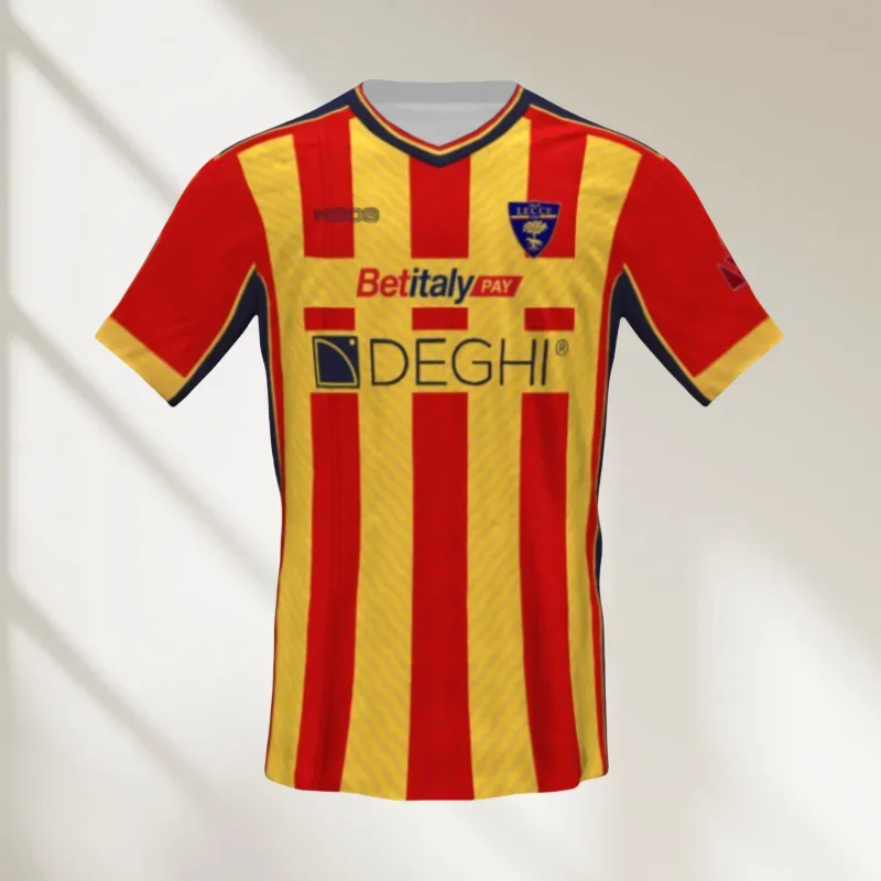 

Football Jersey Breathable Quick Dry Elastic Daily Training Italy T Shirt Sports Casual T Shirt Men Women Kids Clothing US Lecce