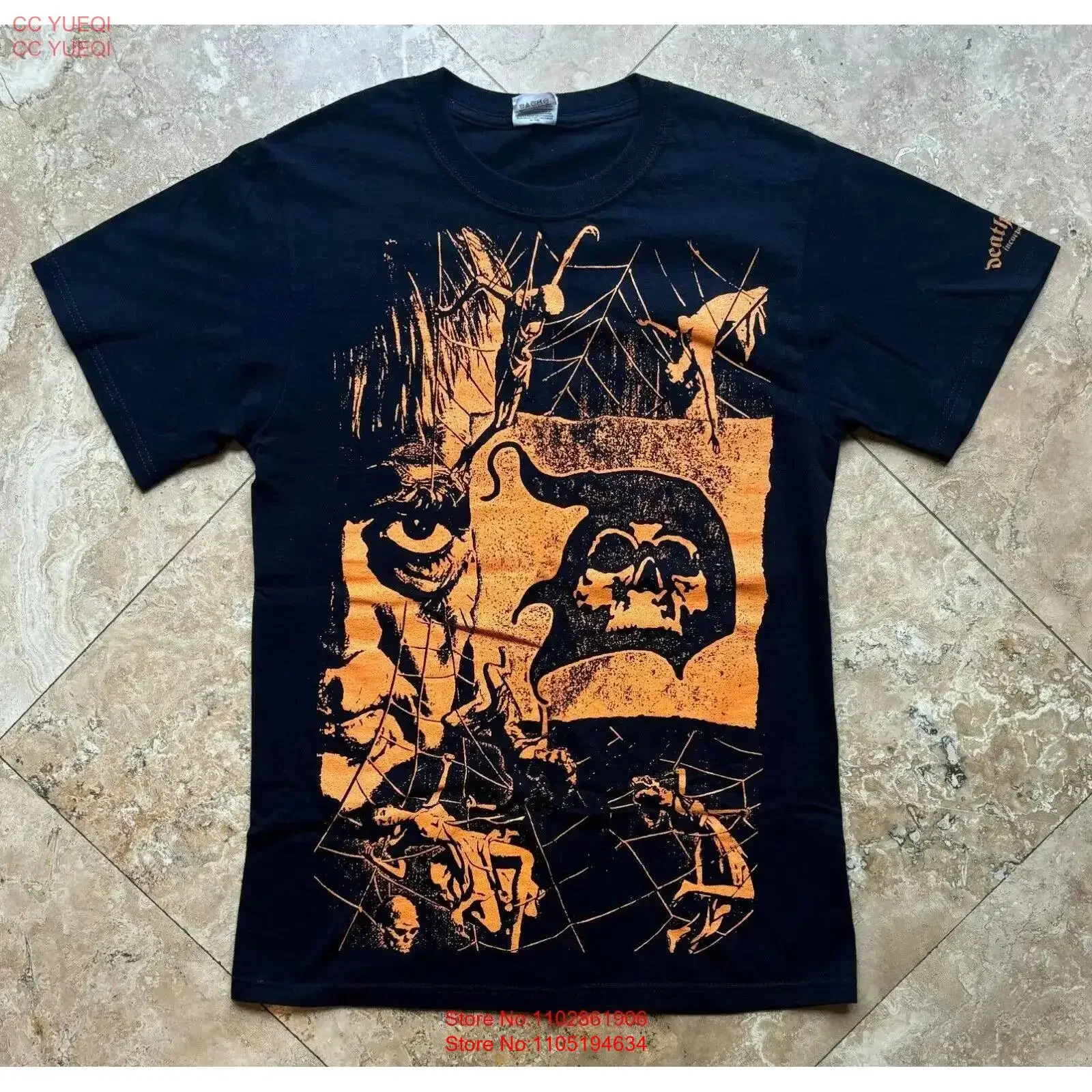 Doomriders Metal Band Deathwish T shirt Size Small Rare Halloween Release vintage Washed Casual Comfortable Unisex homme