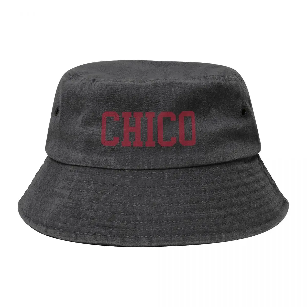 

chico - college font Bucket Hat hard hat Fishing cap Fashion Beach Elegant Women's Hats Men's