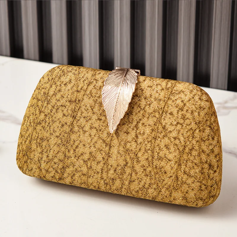 

Fashion leaf dinner bag party dress banquet clutch bag simple retro cheongsam bag clucth