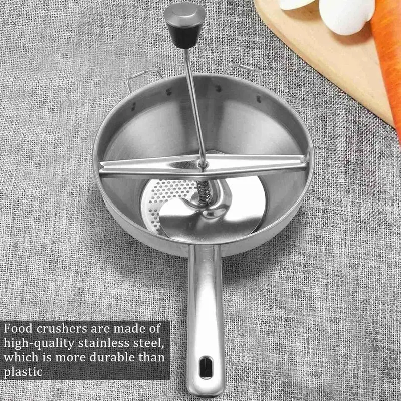 Stainless Steel Potato Ricer  Manual Potato Masher  With Handle Tomato Sauce Maker Machine Fruit Juicer Lemon Squeezer tools view 3