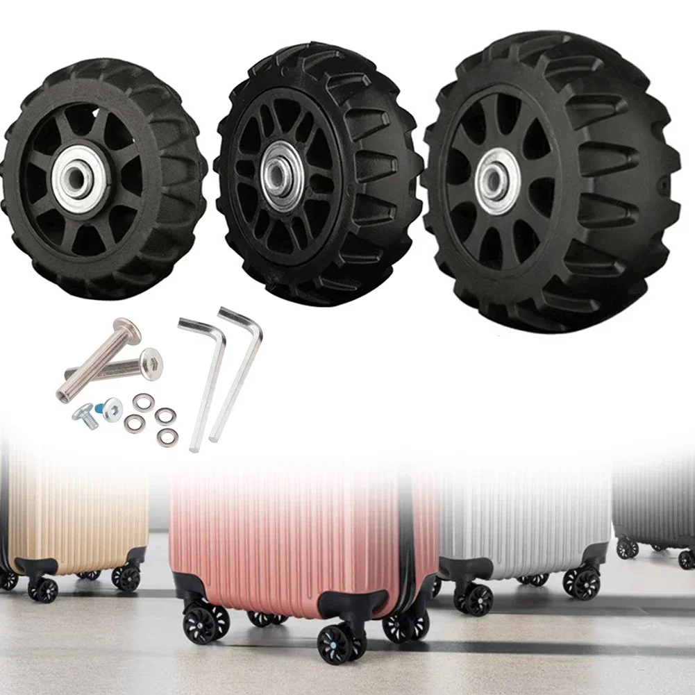 2 Sets Luggage Suitcase Wheels Trolley Suitcase Wheel Suitcase Replacement Wheel Suitcase Replacement Wheels