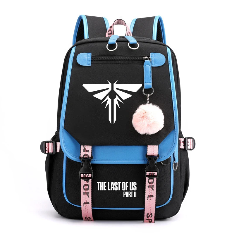 

The Last of Us Part 2 Backpack Teenager School USB Charging Bags Men Women School Bag Travel Mochila