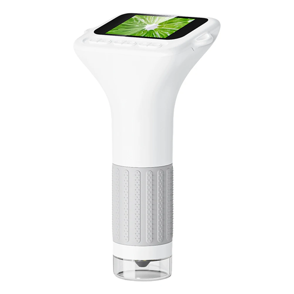 어린이를위한 현미경 2 인치 IPS 스크린 디지털 현미경 어린이 현미경 과학 실험을위한 휴대용 현미경 카메라