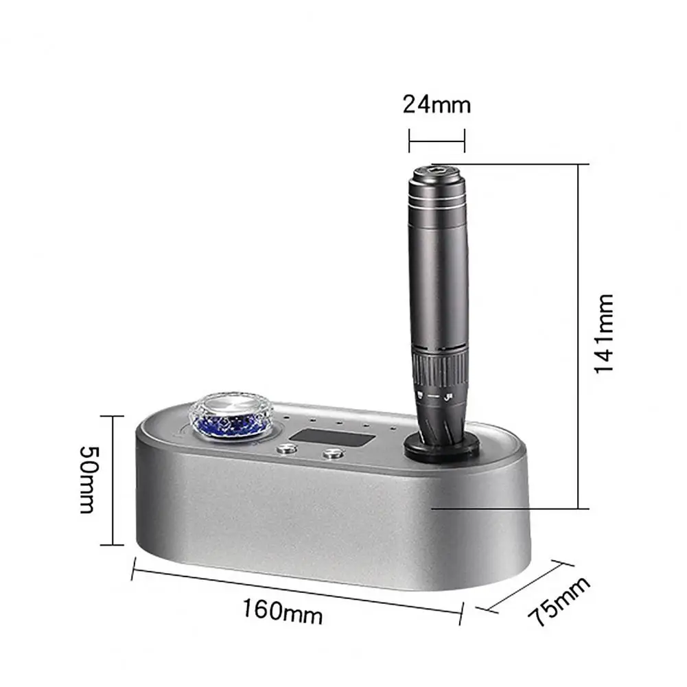 Useful Nail Grinder LCD Display Screen Space Saving DC 12/18V Electric Nail Drill Machine Salon Use