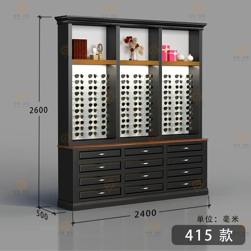 Glasses Display Cabinet Shopping Mall Lighting Jewelry Product Samples Product Display