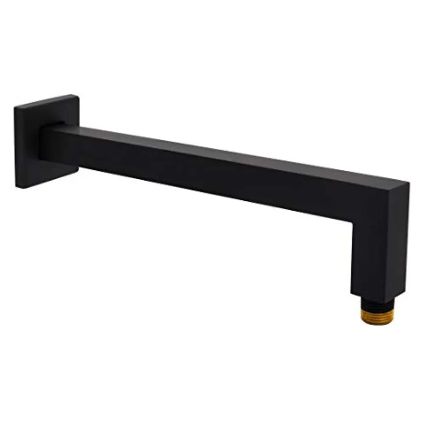 

Square Shower Arm and Anti-Scratch O-Ring Flange 12 inch Solid Brass Soldered 90 Degree Drop Both Soldered 1/2 NPT Tapered Thre