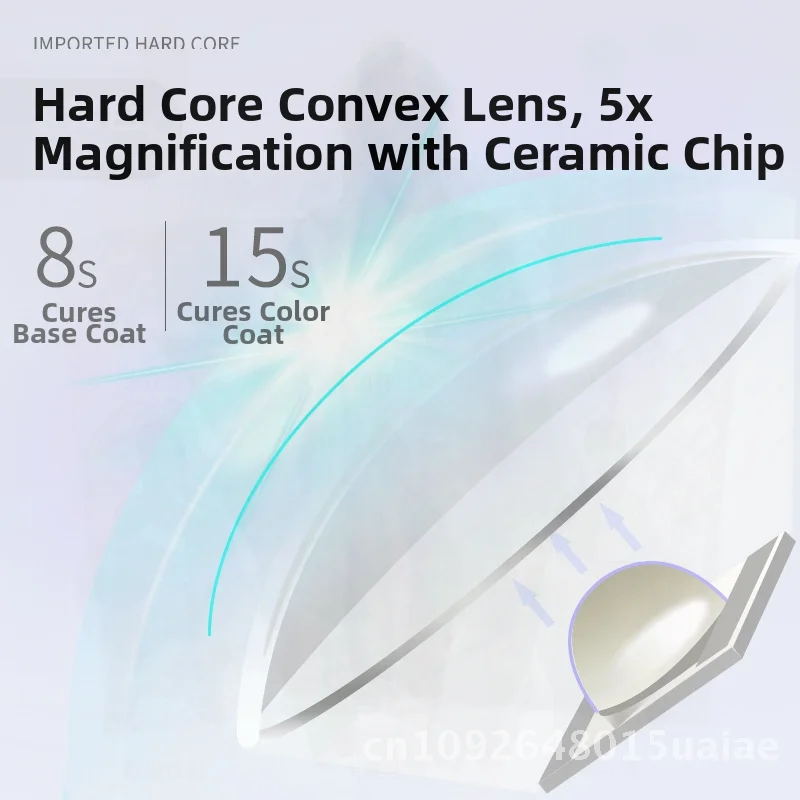 Portable Mini Nail Art Phototherapy Lamp All-in-One Handheld Light Power-storage Silver Gold Options White Light for Nail Care