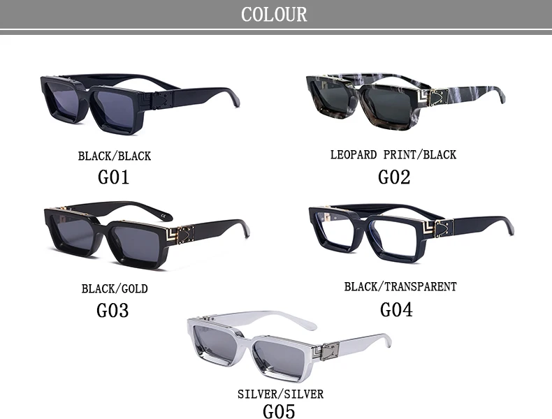 2024 mode Sonnenbrillen Für Männer Vintage Sonnenbrille Frauen Luxus Designer Quadratische Gläser Oculos Dropshipping Lentes Gafas Lunette – Detail 9
