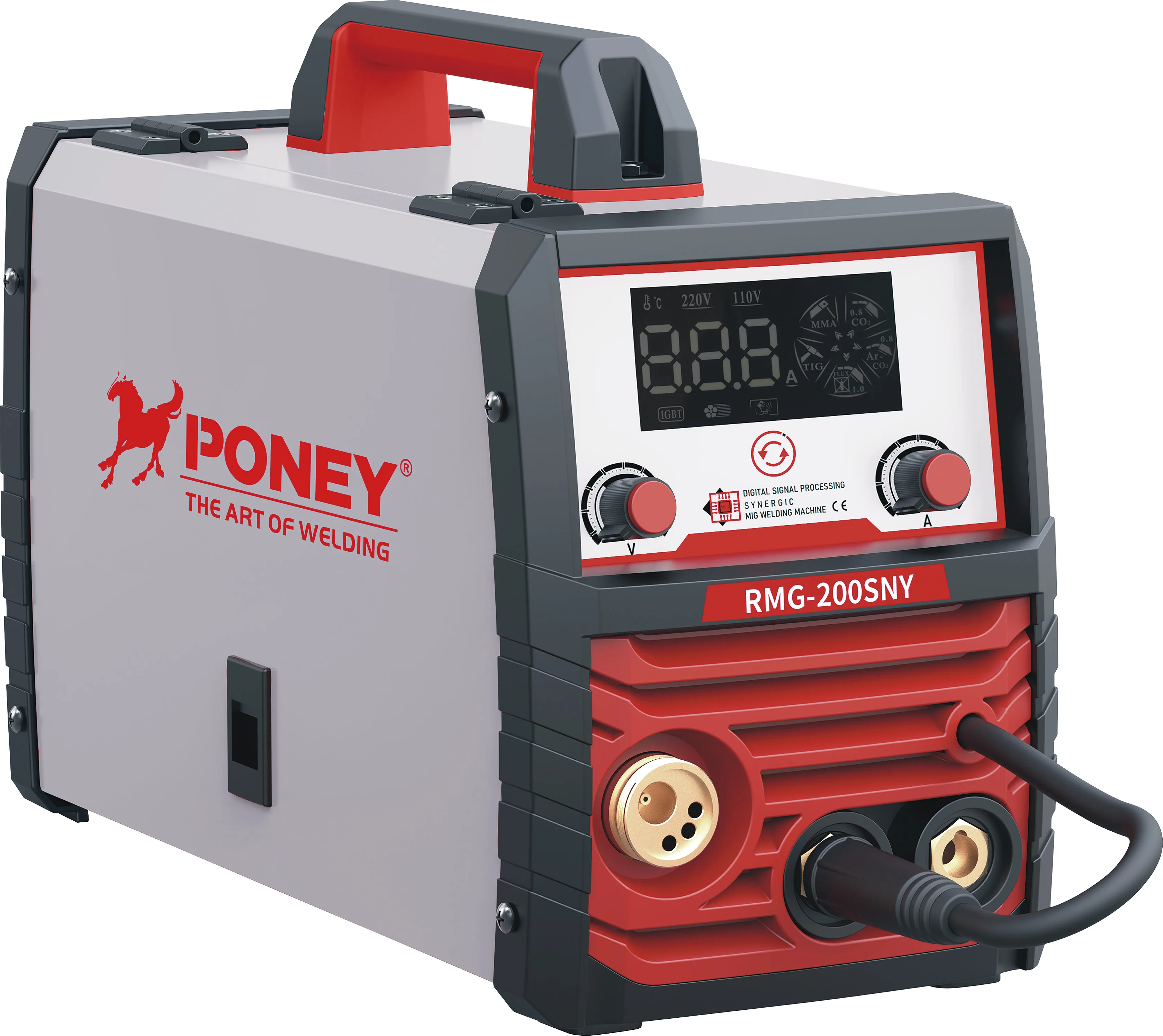 SNYNERGY 5KG MIG 3 في 1 آلة لحام عاكس IGBT آلة لحام الغاز والغاز مع رفع TIG #3