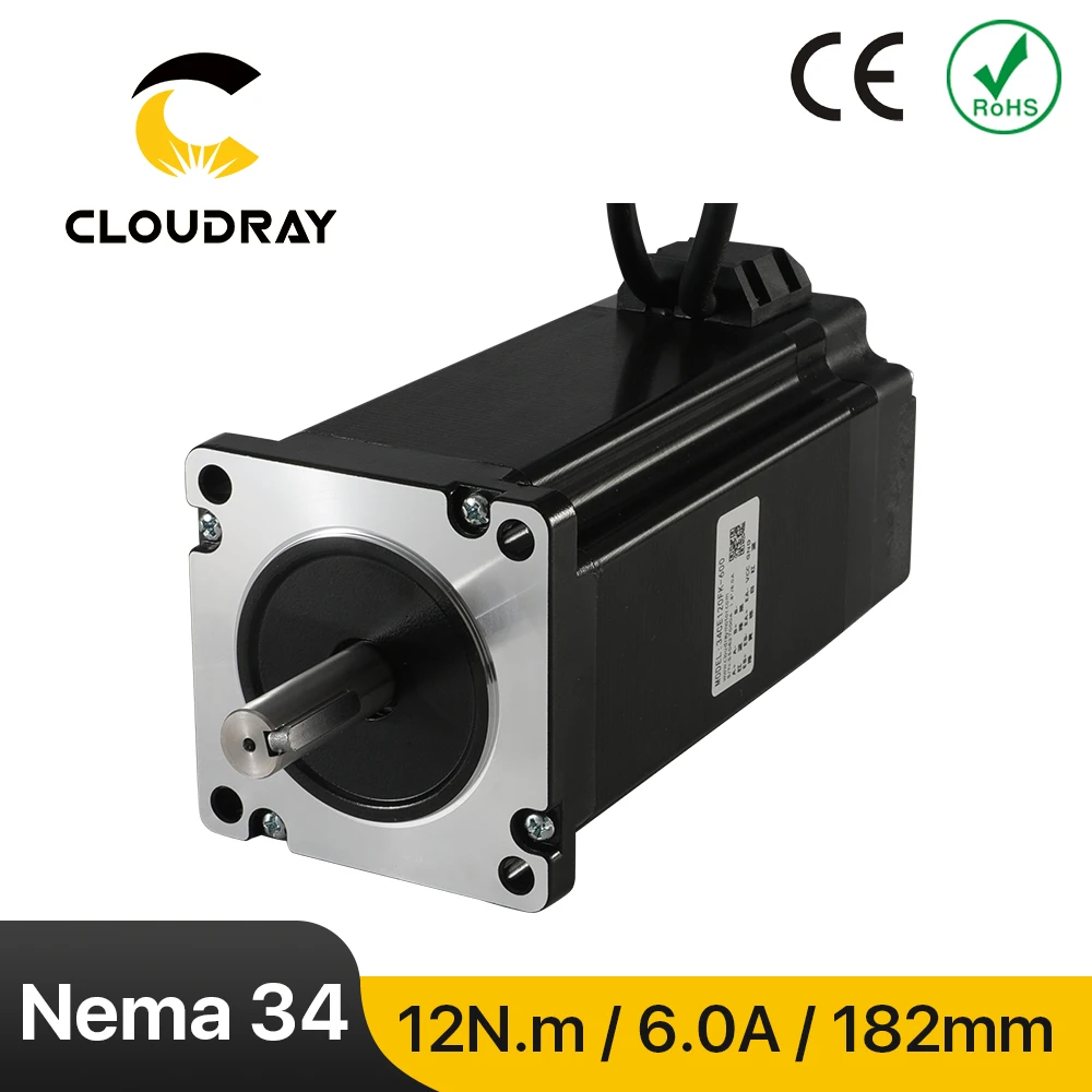 Cloudray 34CE120FK-600 2 Phase Nema 34 Closed Loop Stepper Motor