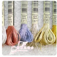 ONEROOM-Fluorescent Effects Glow in the Dark, E940 Metallic Thread, Cross Stitch, DMC Floss Embroidery, E980, E990, 1Pc