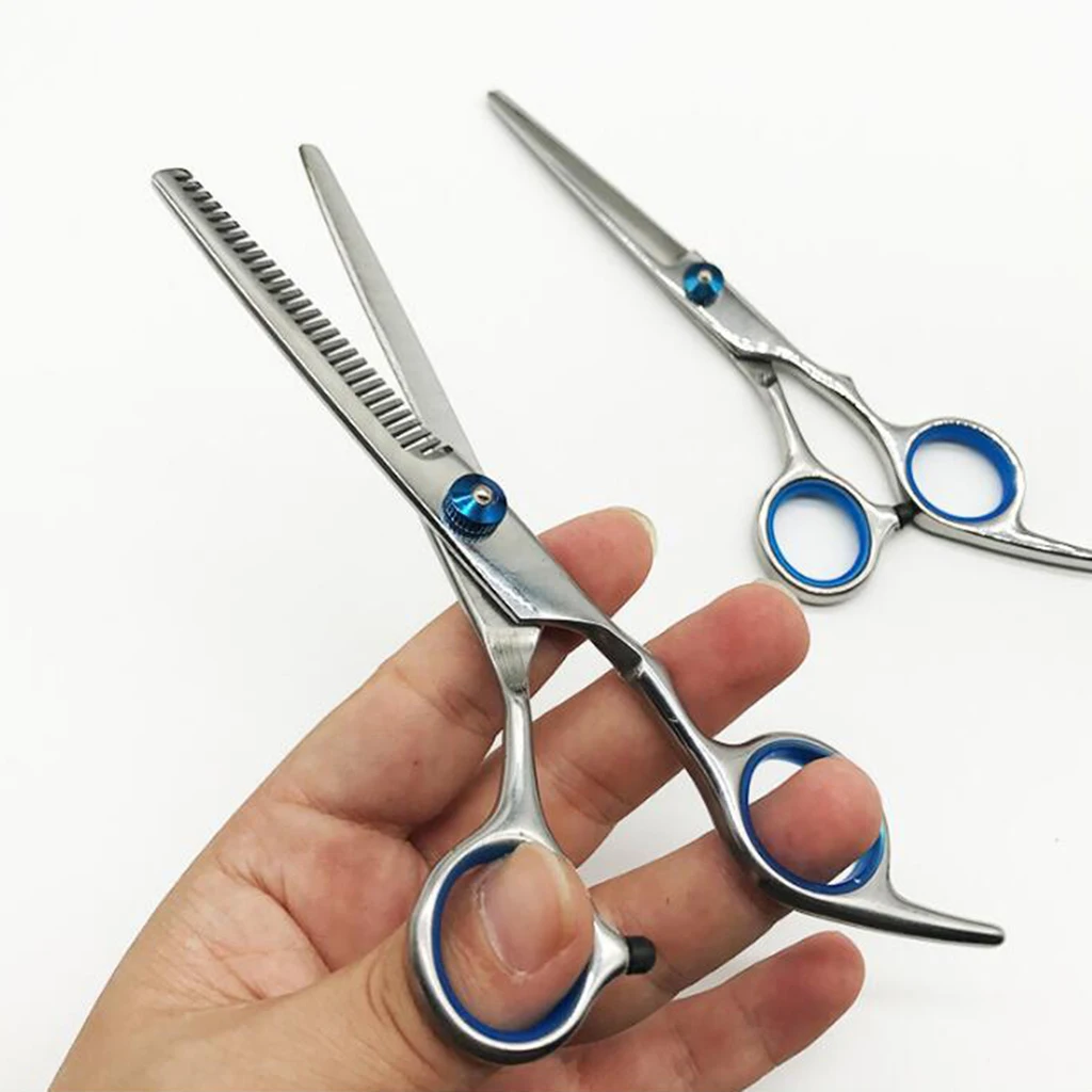 

Haircutting Scissors Set Premium Stainless Steel Barber Shears Haircut Cape Professional Tools for Men Women Children