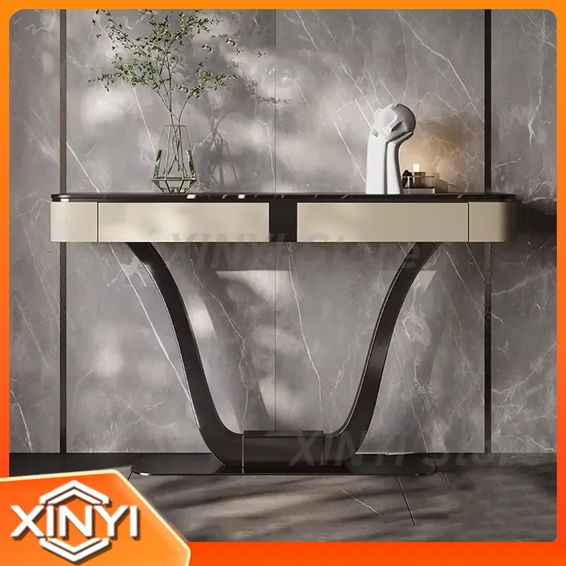 Modern Minimalist Console Table for Nordic Living Room Entrance Hall Woonkamer Tafel Home Decor Furniture Small Space Living