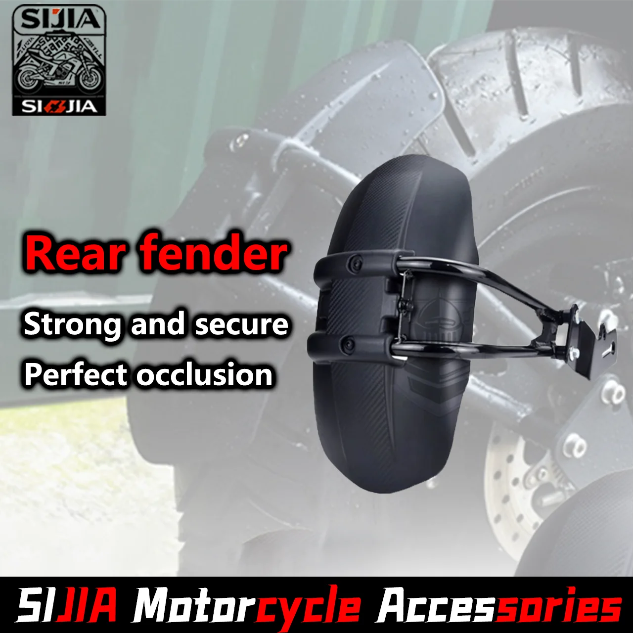 

Rear Mudguard Fender Cover For QJMotor SRV 300 SRV 350 Benda Rock300 Chinchilla 300 Motocycle Mud Splash Guard Protector