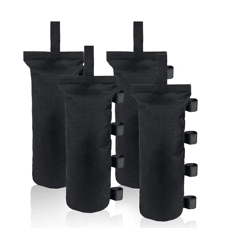 4Pcs Tent Sandbag Outdoor Garden Camping Canopy Tent Feet Weights Sandbags Oxford Cloth Windproof Fixed Sandbag Tent Accessories