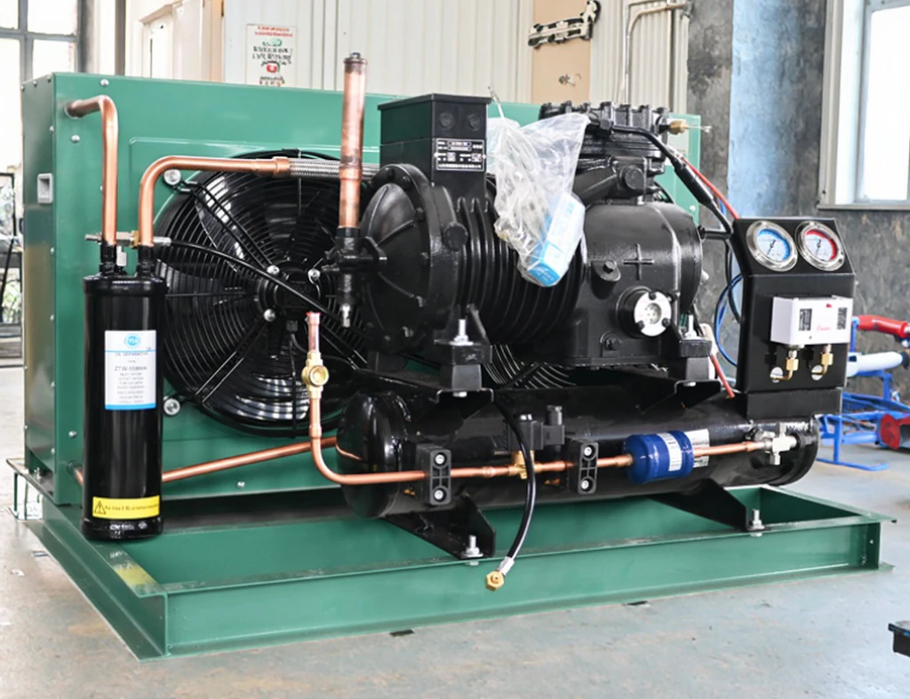 8HP Energy Saving Refrigerator Heat Exchange Equipment Cooler Cold Storage Freezer Copeland Condensing Unit with Motor