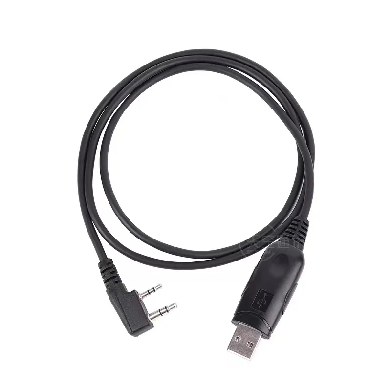 1 pieces 2 Pin USB Programming Cable for KENWOOD baofeng UV-5R 4RA UV-82 BF-888S H777 TYT TC568 TC999 With Software CD HAM