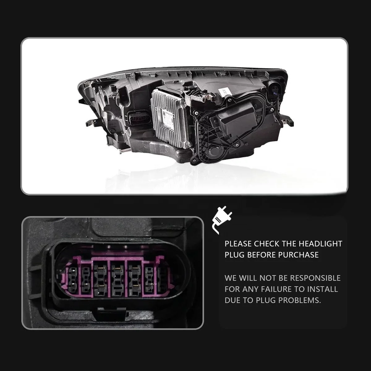 A7 DRL LED Modified Headlamp 2011-2018 High Beam Turn Signal Headlight Head Lamp Upgrade RS7 Style  Front Light for Audi