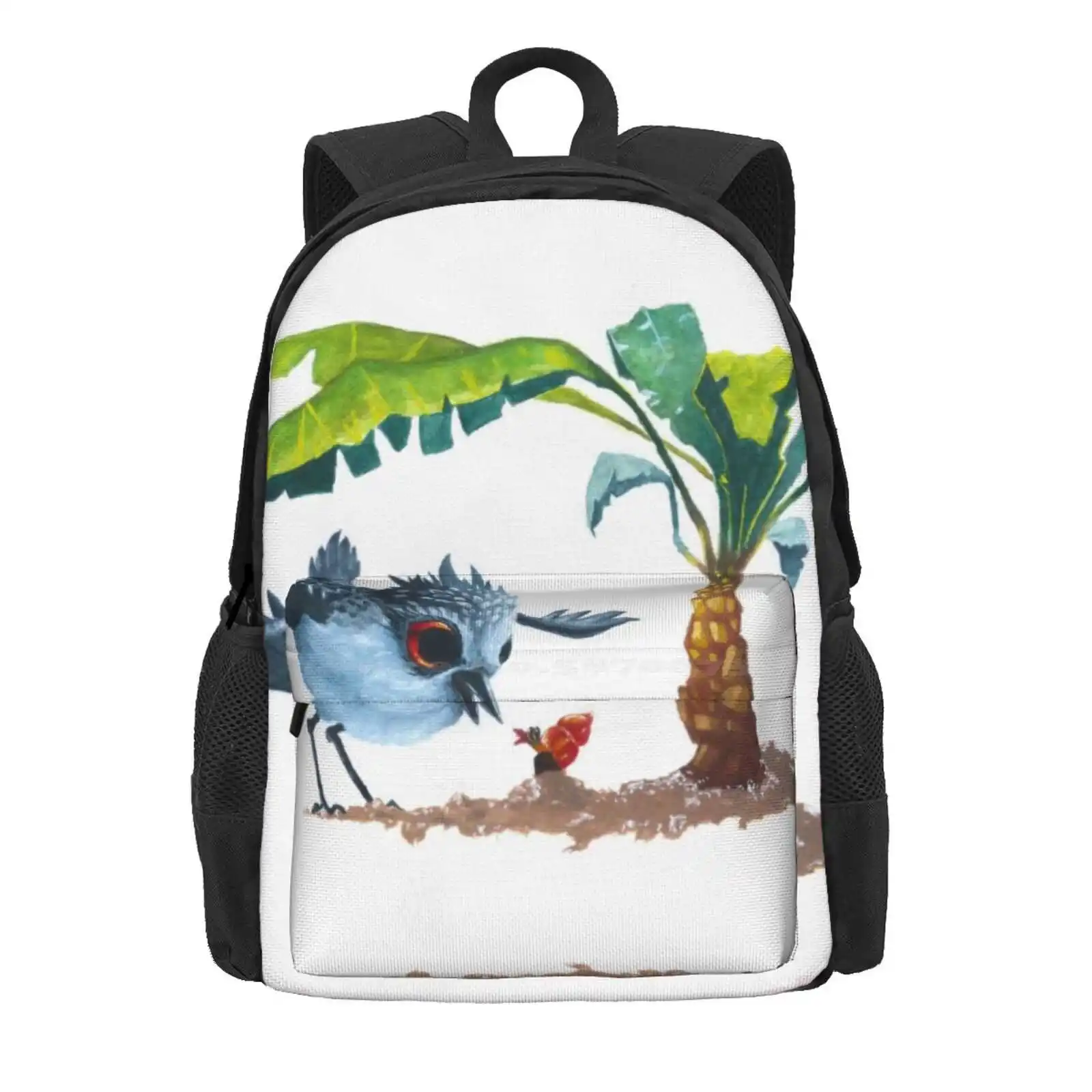 Pixar Piper Bird Hot Sale Schoolbag Backpack Fashion Bags Piper Bird Cute Bird Cute Illustration Palm Tree Cartoon Bird Cute